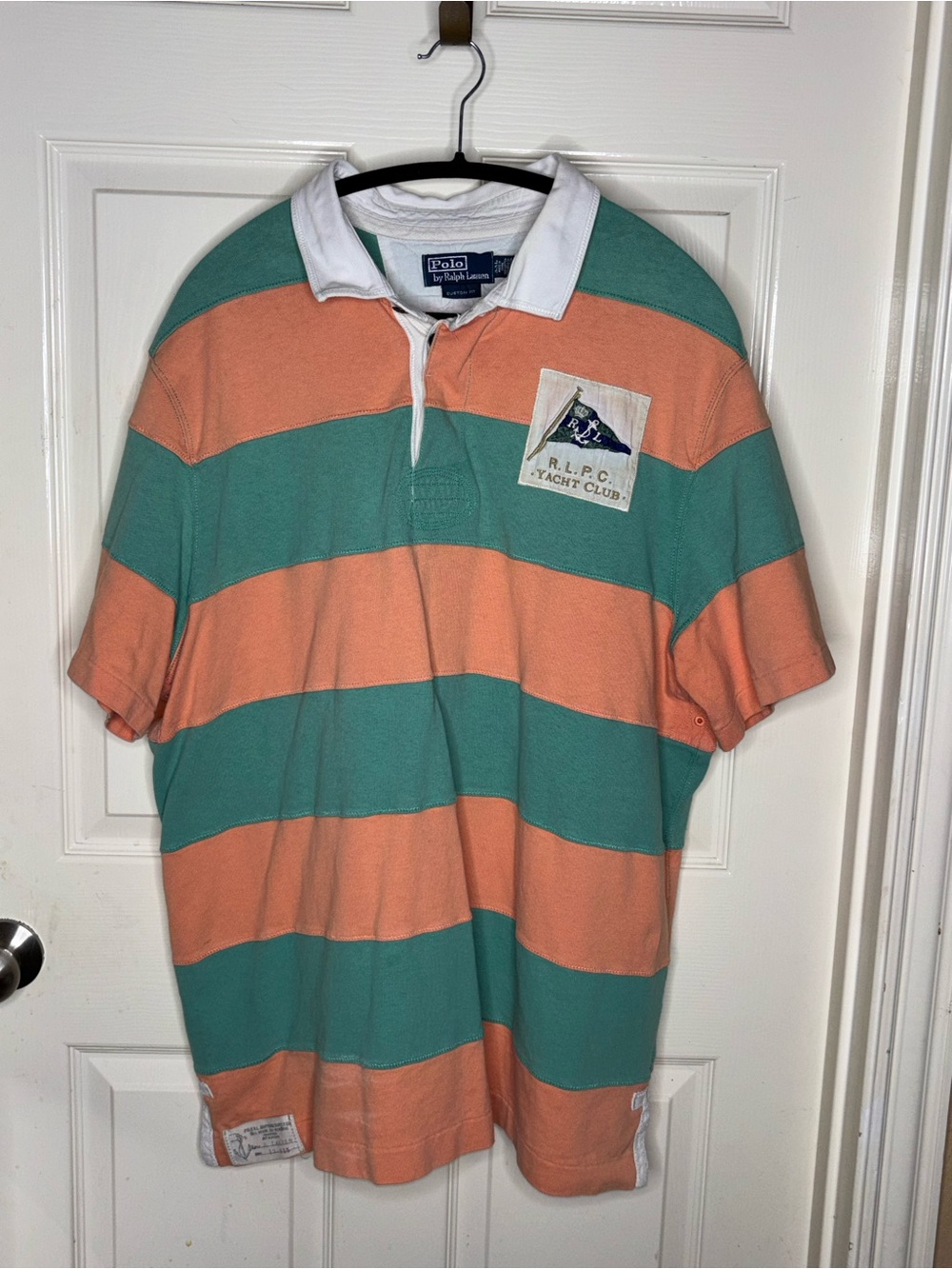 Polo Ralph Lauren Vintage Men's Size XXL Class RLPC Yacht Club Polo Shirt - Picture 11 of 11